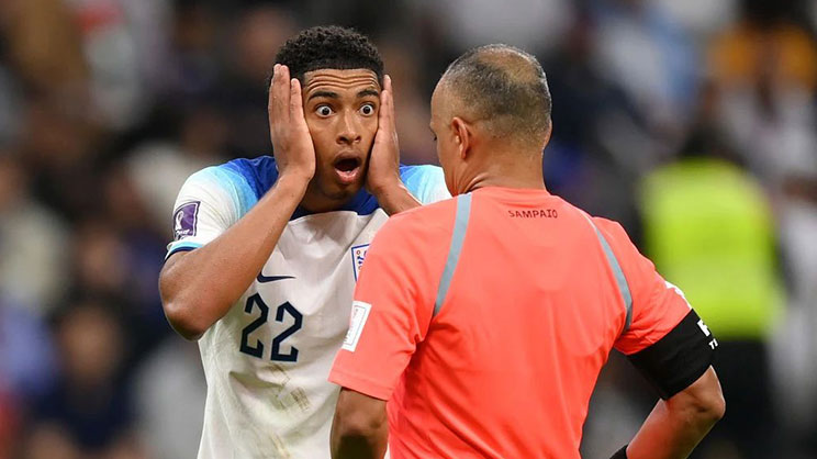 Wilton Sampaio memimpin Inggris vs Prancis