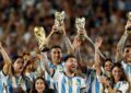 Lionel Messi jadi fokus perhatian dalam curah keceriaan organik Argentina