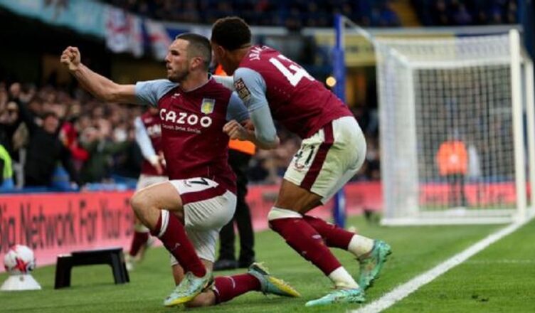 Chelsea tergelincir ke paruh bawah Liga Premier dengan kekalahan 2-0 dari Aston Villa