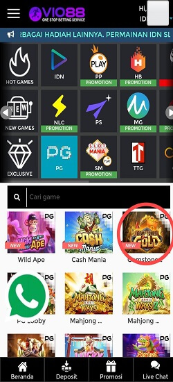 Kumpulan game slot di vio88