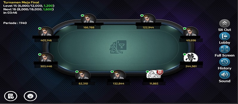 meja turnamen idn poker