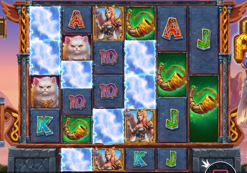 Simbol Menang Pecah dalam Game Slot Might of Freya Megaways