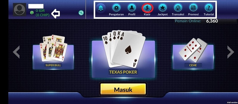 tampilan IDN Poker APK